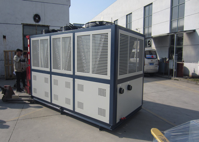 Rubber Presses Air Cooled Screw Chiller 361200 Kcal/h Cooling Capacity ±2℃ Precision 30% Energy Saving